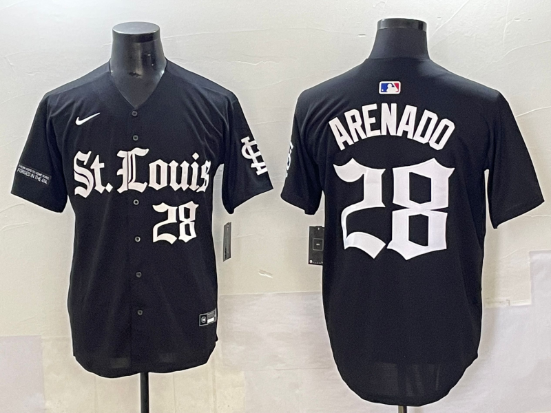 Men 2025 San Francisco Giants #28 Arenado Black Five generations Joint Name Nike MLB Jersey style 17->san francisco giants->MLB Jersey